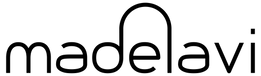 Madelavi logo black on transparent